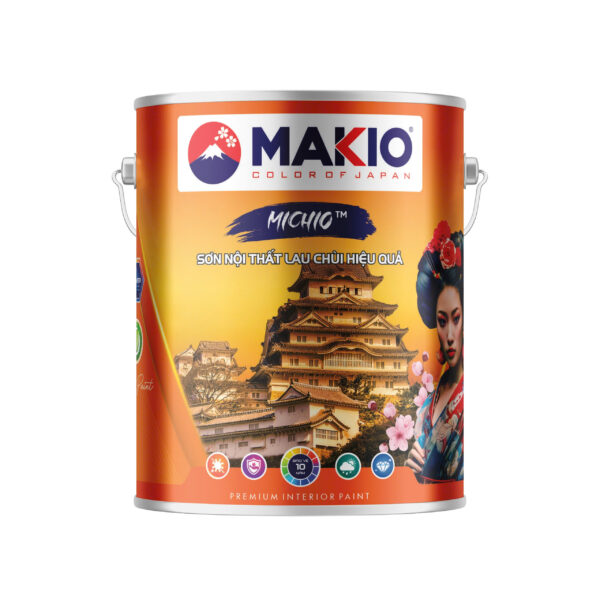 Alternative view of MAKIO MICHIO™- SƠN NỘI THẤT LAU CHÙI HIỆU QUẢ