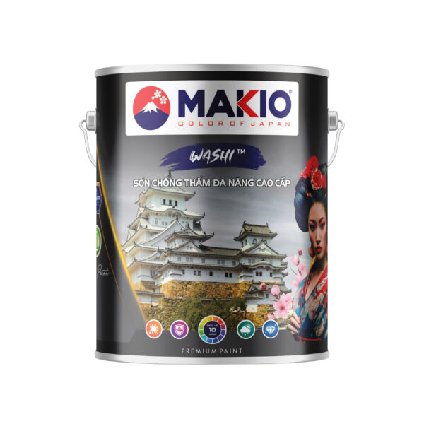 Alternative view of MAKIO WASHI™- SƠN CHỐNG THẤM GỐC XI MĂNG