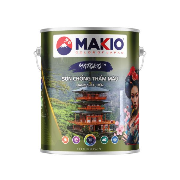 Alternative view of MAKIO MATOKO™ - SƠN CHỐNG THẤM MÀU SIÊU BỀN NANO