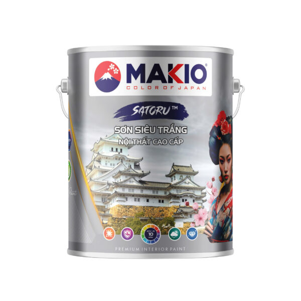 Alternative view of MAKIO SATORU™- SƠN NỘI THẤT SIÊU TRẮNG MAKIO® PAINT
